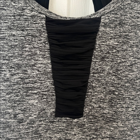 Beyond the Bump Let It Grow Grey Ruched Racerback Maternity Top NOWT - Picture 5 of 7